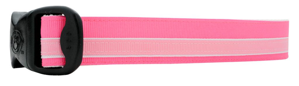 The Bubblegum Stripe Dog Collar 5 The Bubblegum Pink Stripes Dog Collar