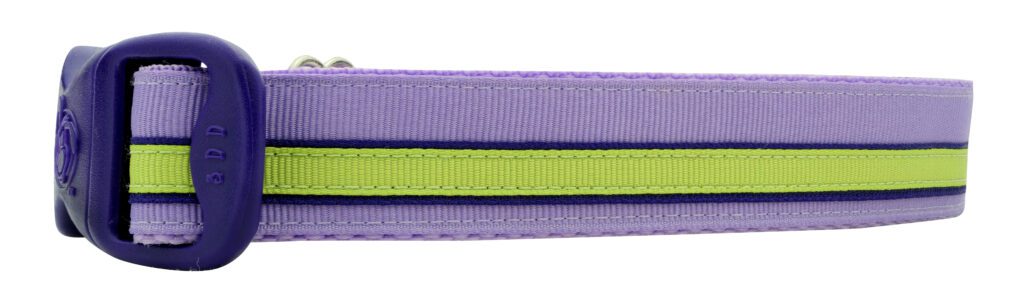 The Lavender Haze Stripe Dog Collar 17 The Lavender Haze Stripe Dog Collar