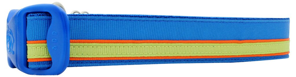 The Electric Slide Stripe Dog Collar 13 Electric Slide Striped Dog Collar